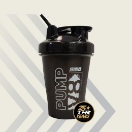 Vaso Shaker Pump V8 Star Nutrition - Negro